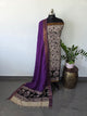 Chennuri Handblock kalamkari silk set - HBK2