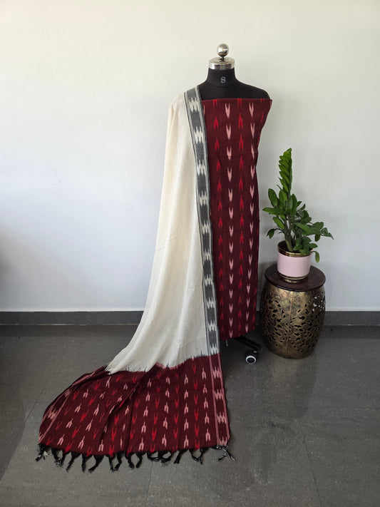 Pochampally ikkat cotton set - KK75