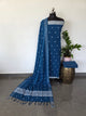 Pure jacquard butta south cotton set -HJ54