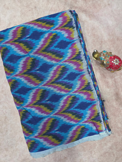 Indo ikkat cotton running material - WW105