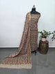 Handblock pure kalamkari cotton set (2 pc set) - AK522