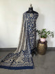 Kalahasthi Kalamkari-inspired Assam silk set - AS126