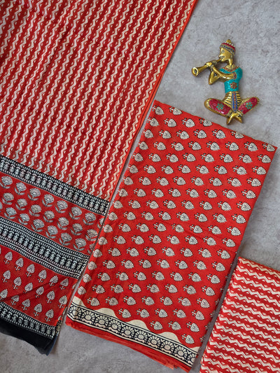 Jaipuri cotton salwar set - JA607