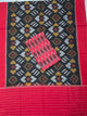 Ikkat cotton with Handloom Mercerised ikkat duppatta - WW795