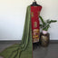 Penkalamkari inspired Chennuri kalamkari silk set - AK65