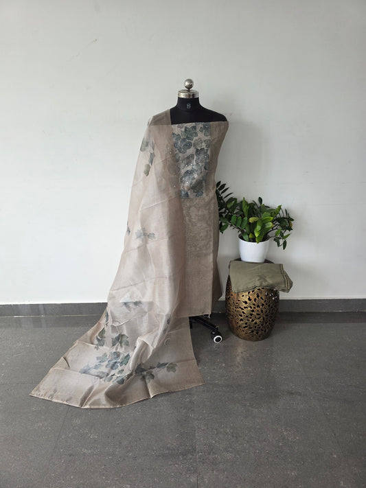 Premium shimmer silk set - DS88