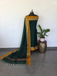 Mercerised narayanapet salwar set with elephant border - NA16