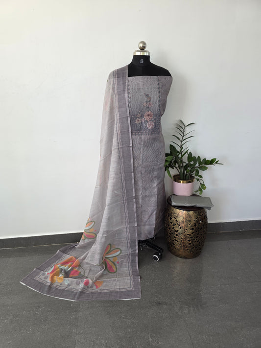 Fancy tissue silk set - 16