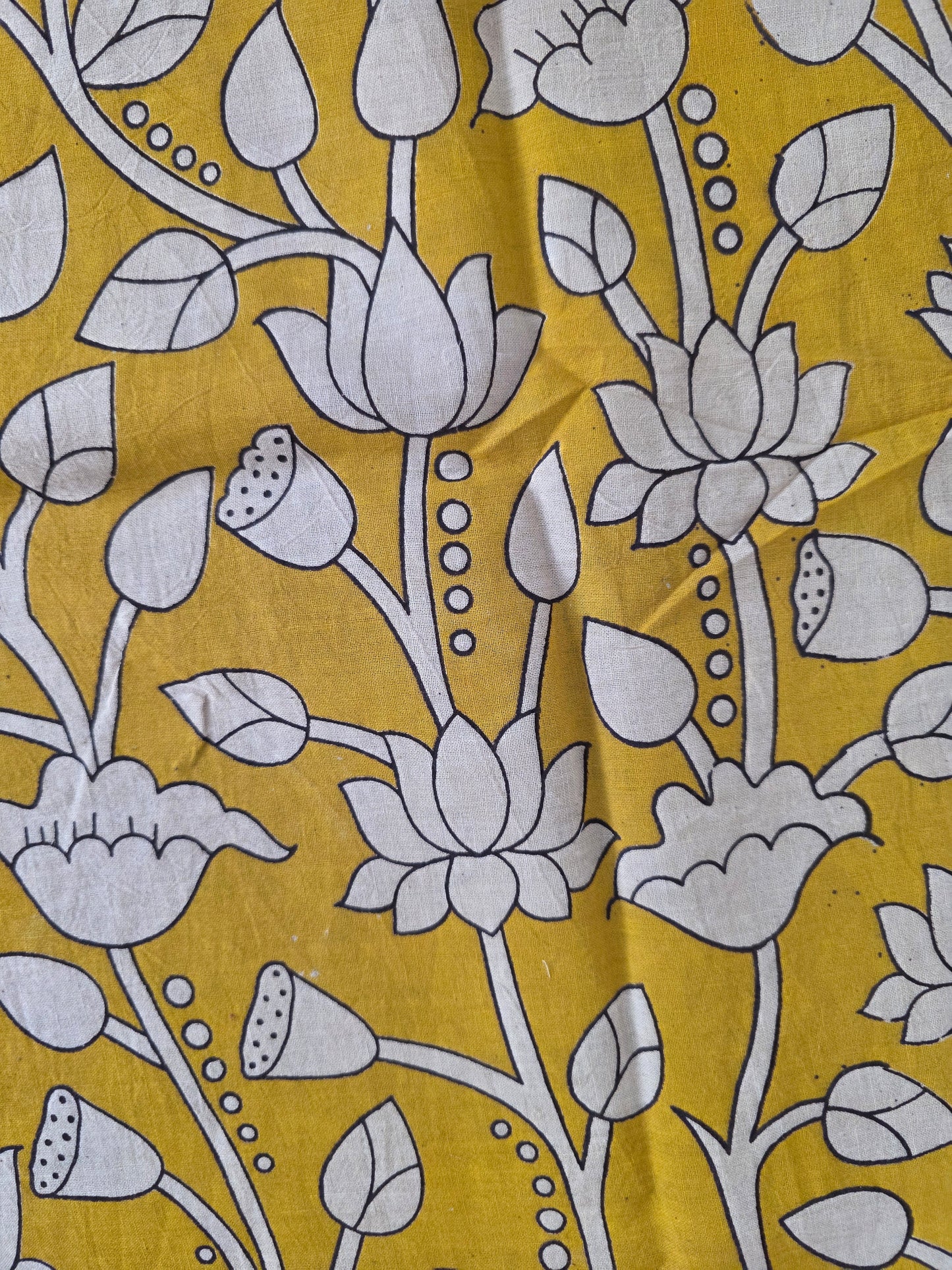 Pure Kalamkari Cotton Salwar Set (2.50 Metres) - Ak360
