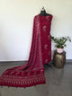 Handcrafted ajrakh modal silk set - HZ275