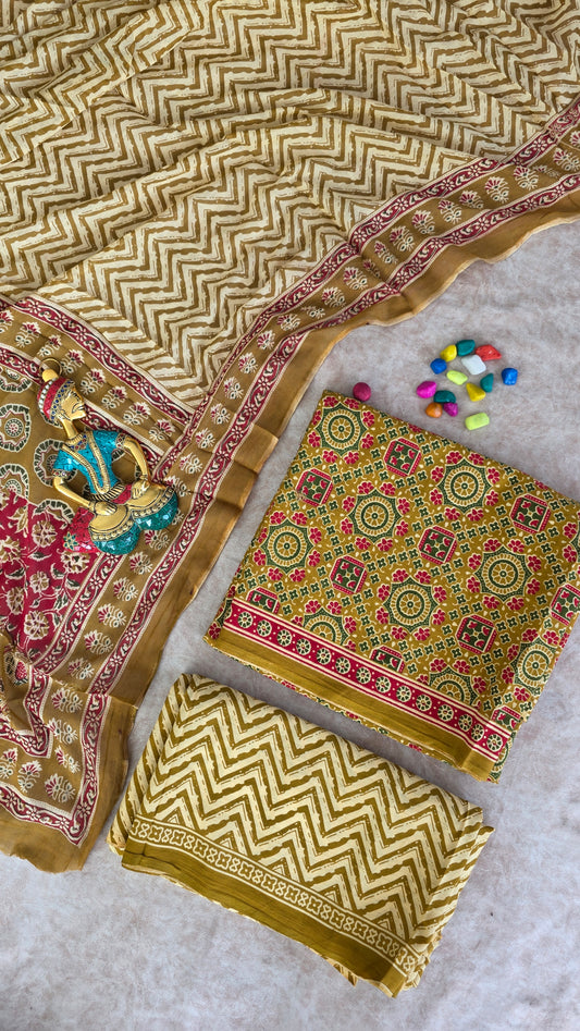 Jaipuri pure cotton set - JL44