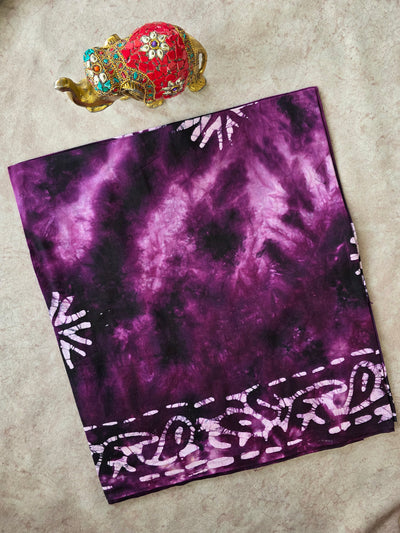 Tie & dye Batik Nighty/ Kaftan fabric (approx 3 meters) - NF6