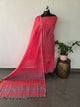 Semi muslin jamdhani salwar set - JMM477
