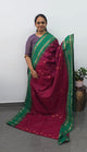 Gadwal semi soft silk saree - GS60
