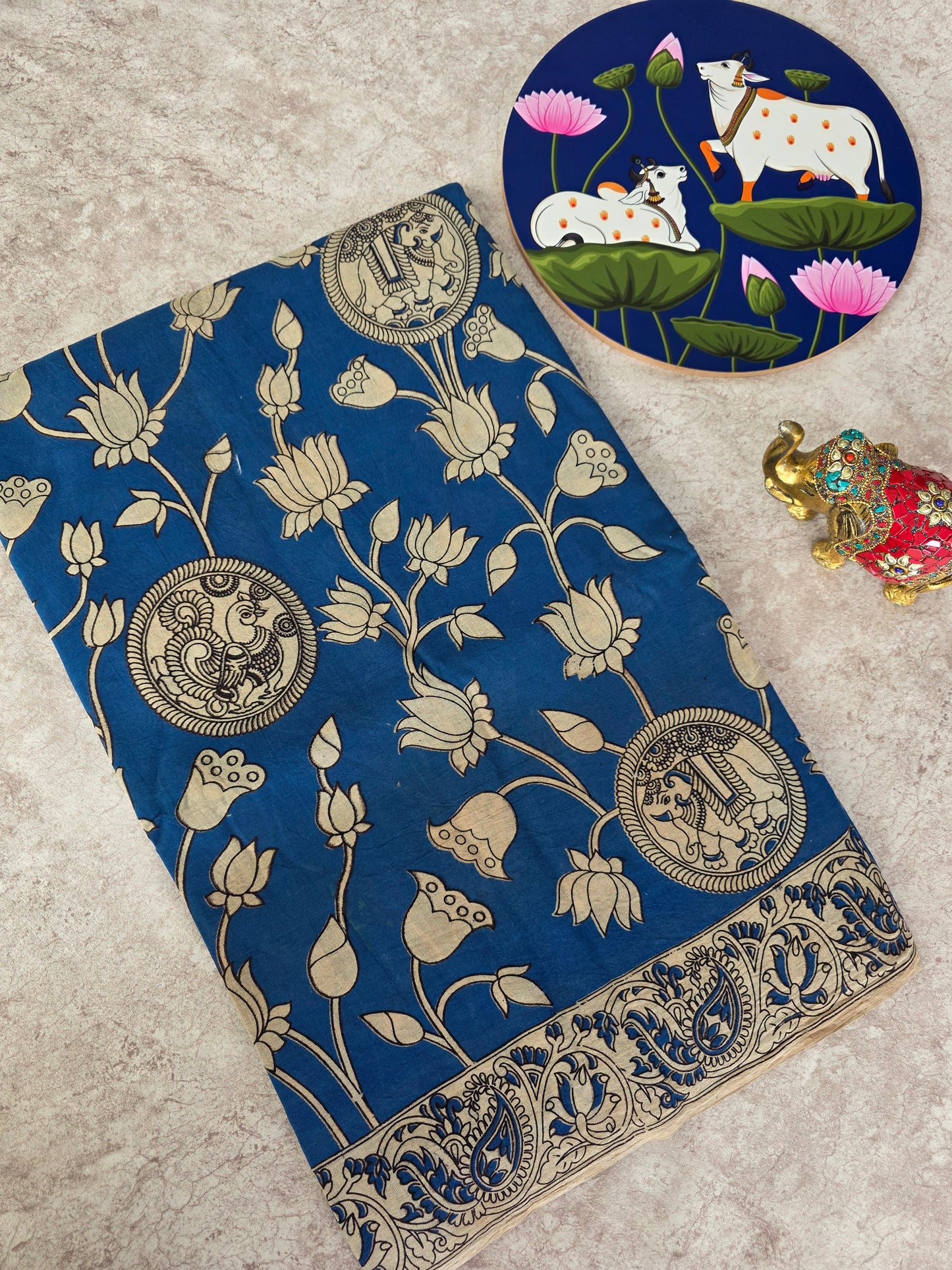 Pure kalamkari cotton saree - KS3