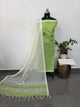 Mangalagiri cotton set with plain border -MAA254