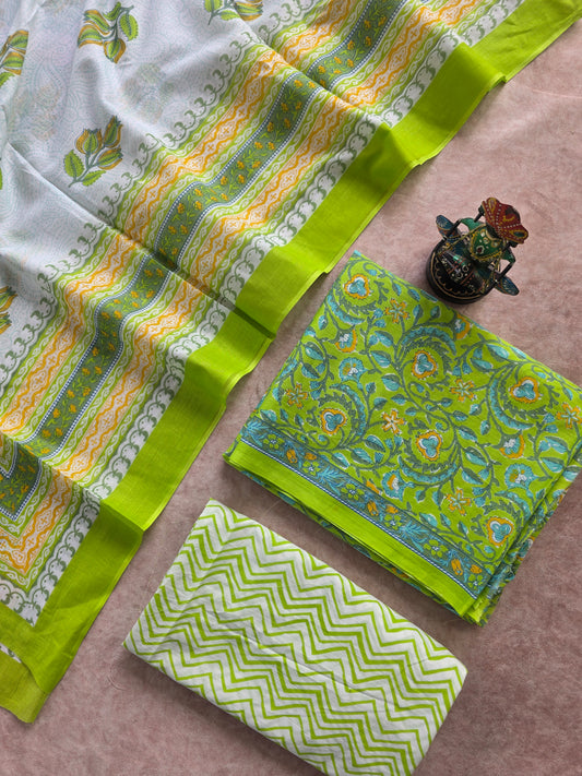 Jaipuri pure cotton set - ZG19