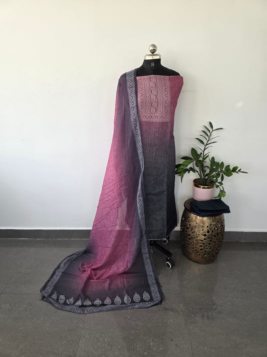 Fancy shimmer silk set - WK7