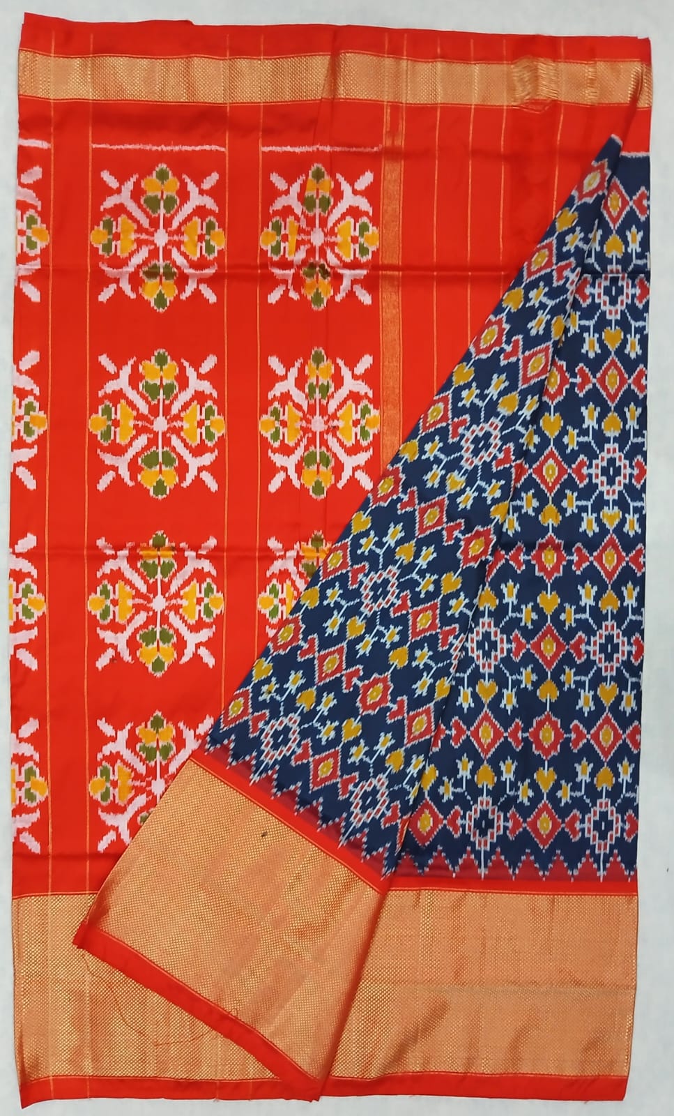 Handloom Mulbery ikkat pattu saree- WW894
