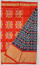 Handloom Mulbery ikkat pattu saree- WW894