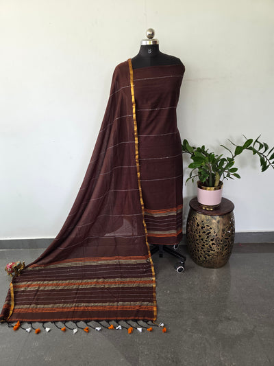 Premium mul khadi sequence work set - MUL381