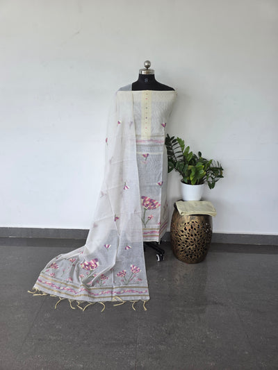 Premium jamdhani silk cotton set - CLA6