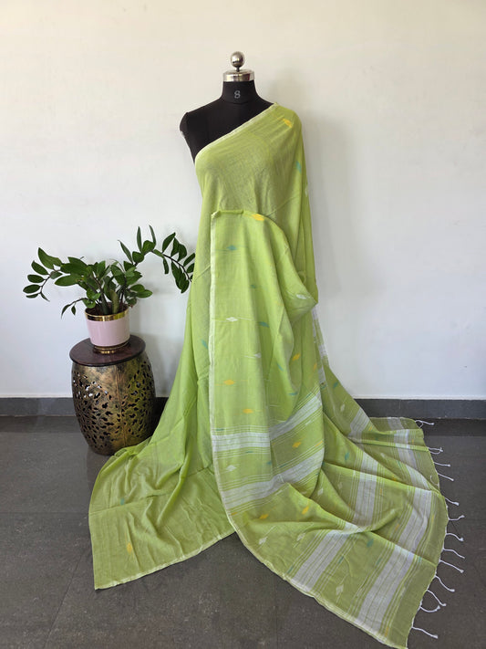 Malai cotton  West Bengal saree - BB612