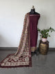 Gap border Checked chennuri kalamkari silk set-AK630
