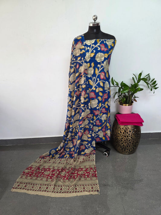 Authentic pure kalamkari cotton set - AK198