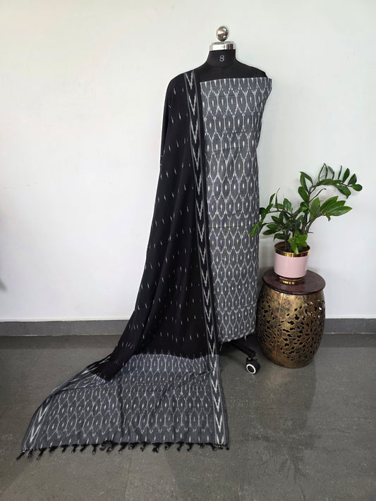 Pochampally ikkat cotton set - KK162