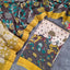 Kalamkari katha- Chennuri pure kalamkari silk set - AK389