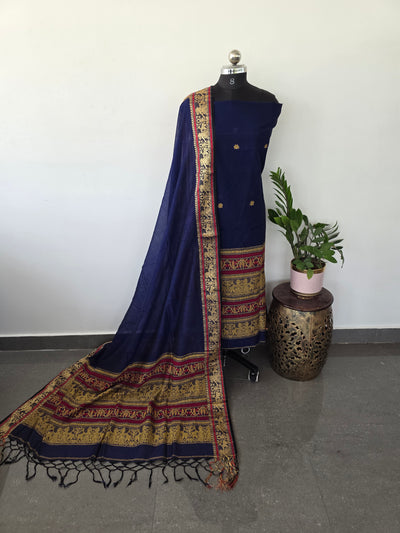 Baluchari pure mercerised cotton salwar - BB123