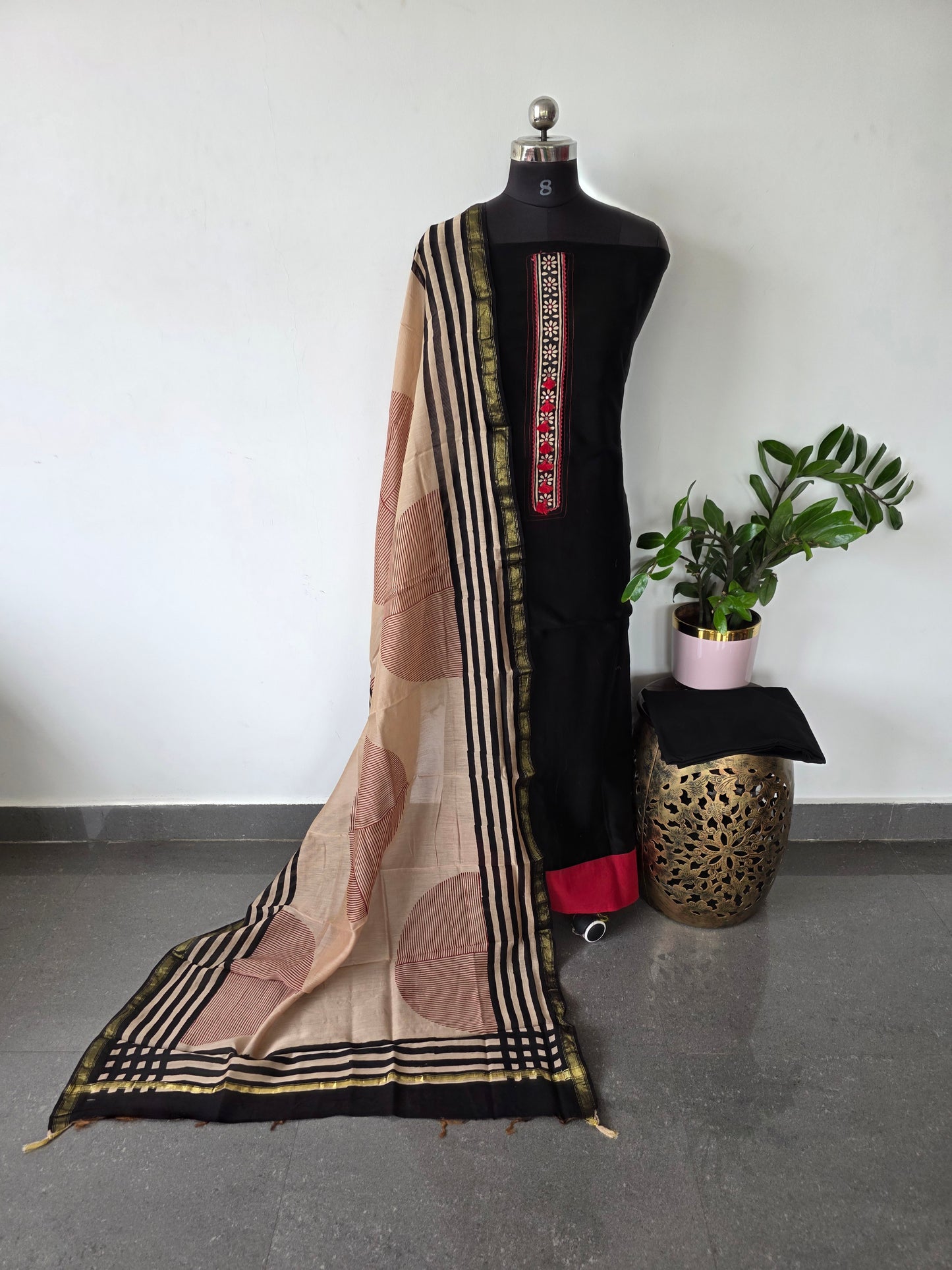 Premium silk cotton salwar set - CLA327