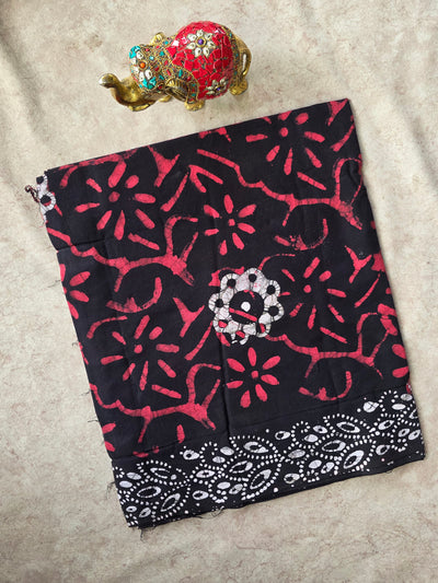 Double colour batik print Nighty /kaftan fabric (approx 3 meters) - NF93