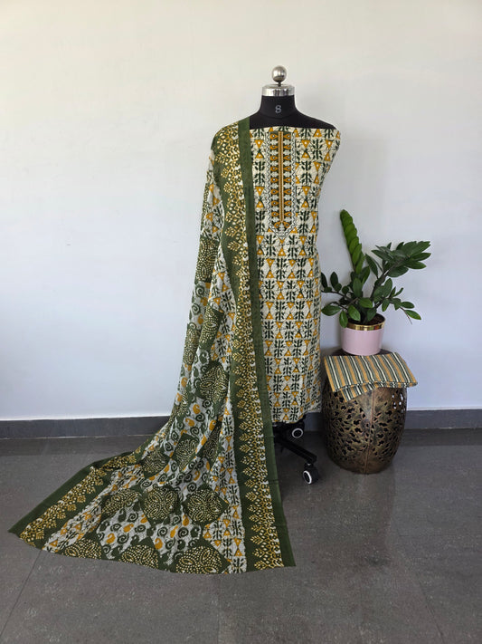 Regular/office wear pure cotton set - RWW9