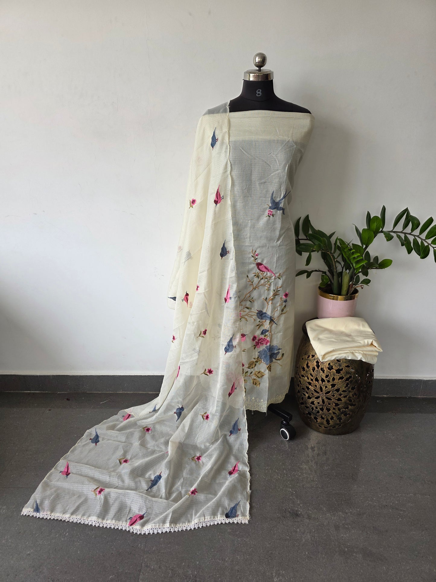 Embroidery Kota salwar set - KV42