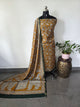 Kalahasthi Kalamkari-inspired Assam silk set - AS128