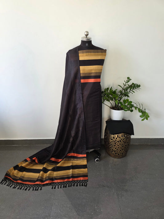 Premium tussar silk set - TUS5