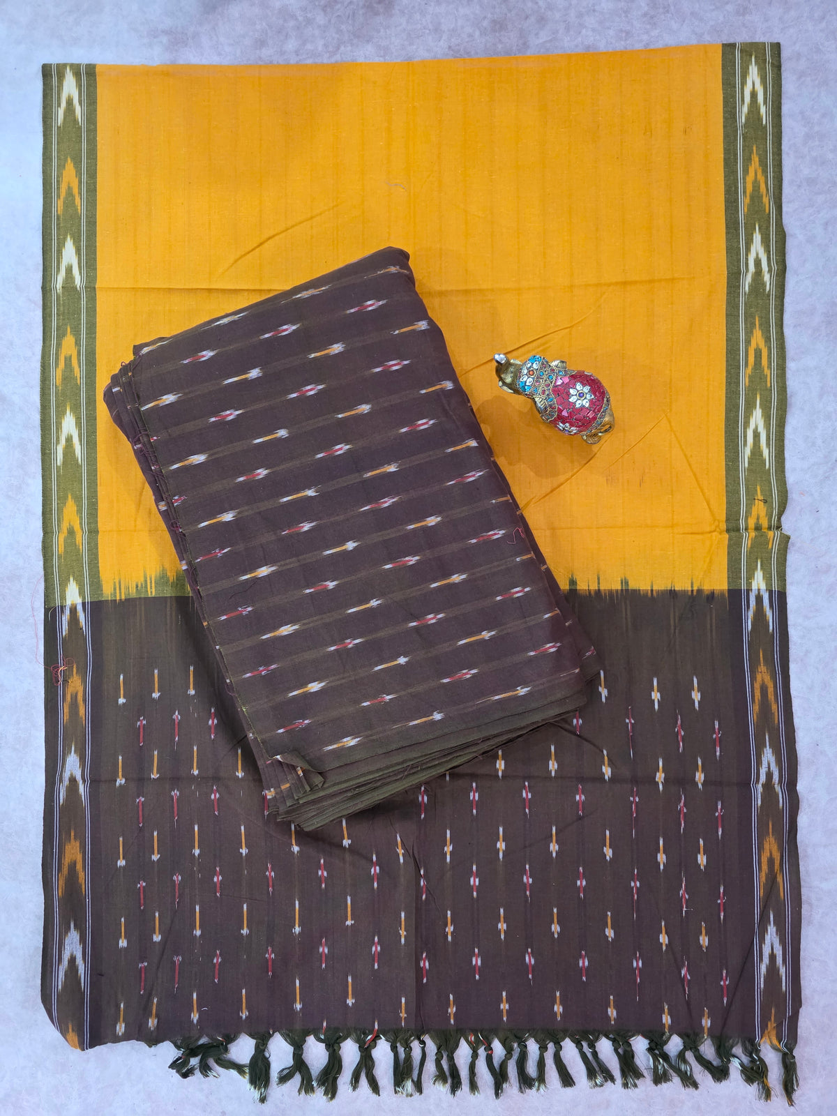 Pochampally ikkat cotton set -WW337