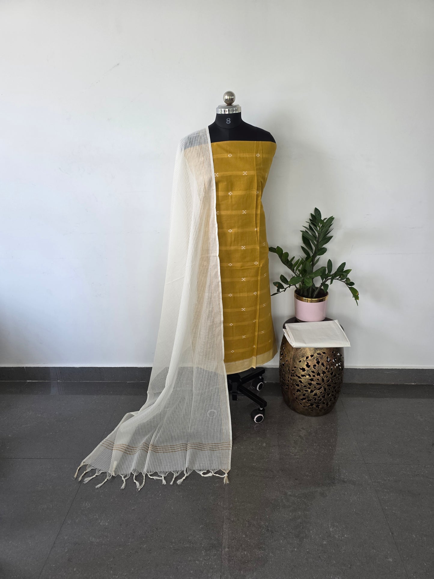 Pure handloom cotton set  - WH22