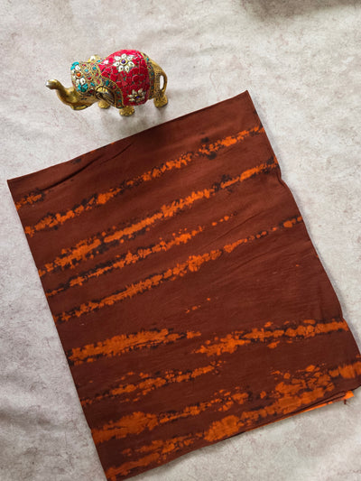 Tie & dye marbele print Batik Nighty fabric ( approxi 3 mtrs ) - NF19