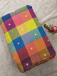 Madras kattam prewashed with butta weave fabrics (4 inches*4 inches) -MD112