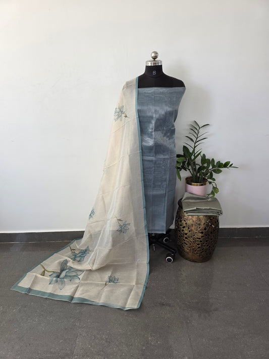 Fancy tissue silk set - 18