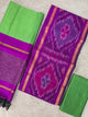 Pochampally sico set with ikkat damn -Sz305