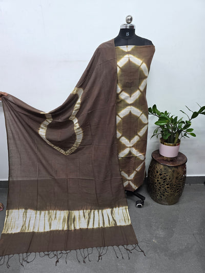 Mul cotton clamp-dyed salwar set - BAA90