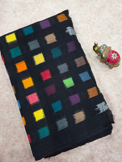 Handloom double ikkat  running material - WW410