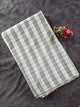 Prewashed Checked south cotton running material - HRM300
