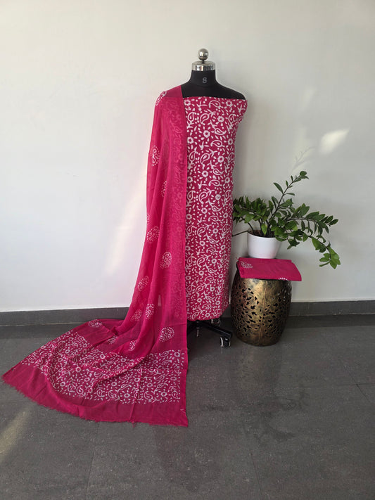 Pure wax batik cotton set - WB3