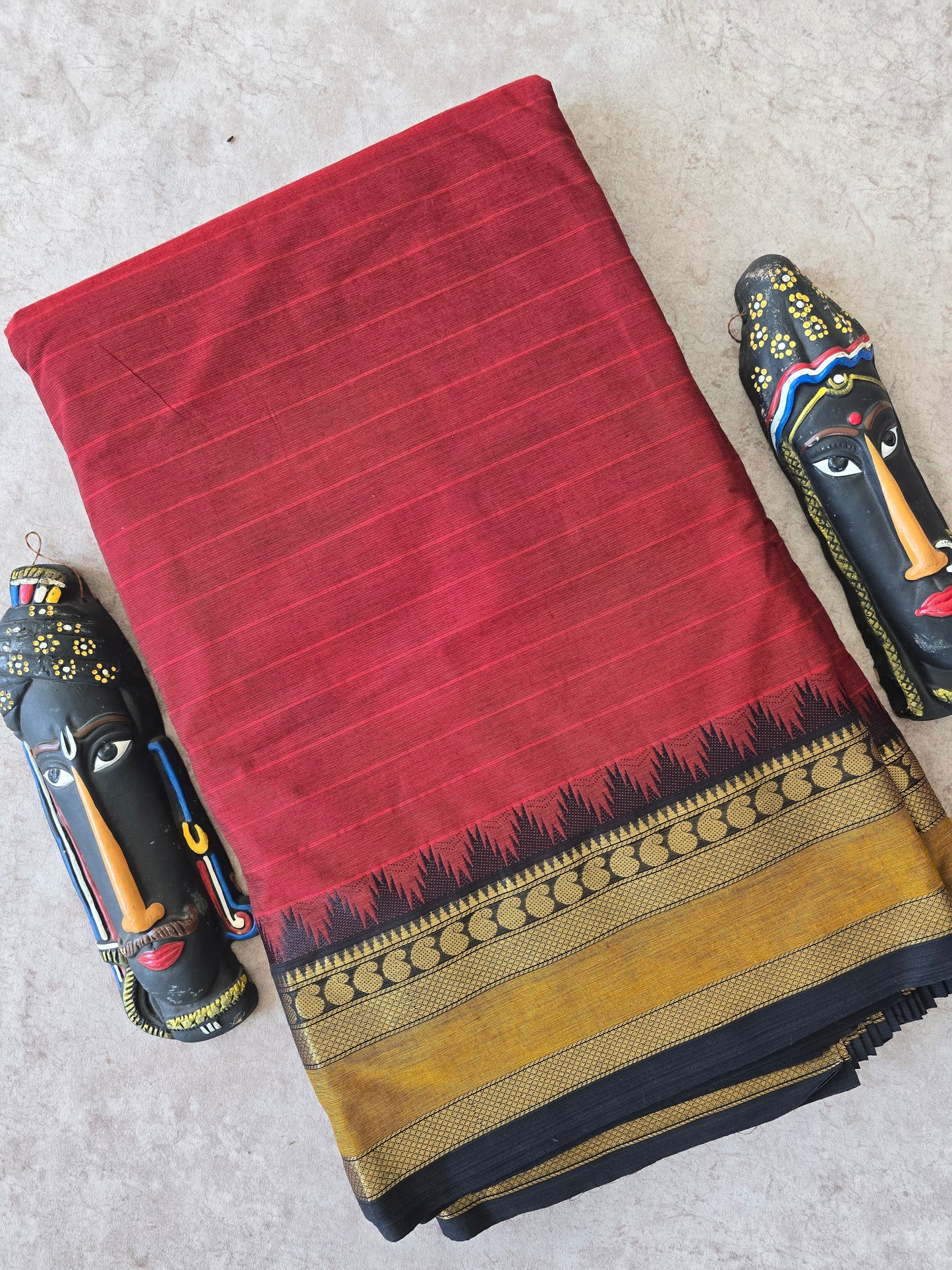 Chettinadu cotton running material (0.5 mtrs)- CRM7