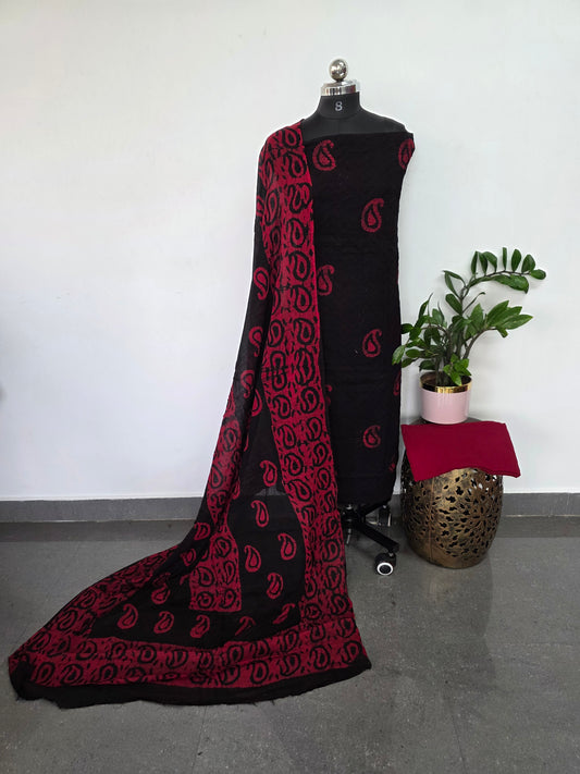 Hakoba batik cotton set - BA406